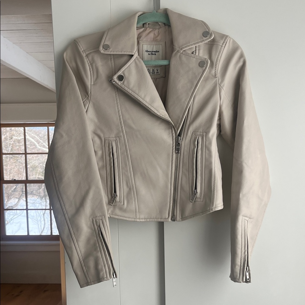 Abercrombie Women's Faux Leather Jacket